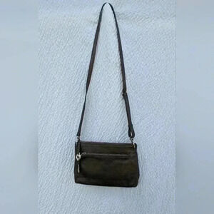 BRIGHTON BRIA YOUR BAG COLLECTION PEWTER CROSSBODY MESSENGER PURSE  # 595335